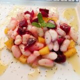 ensalada con alubias blancas