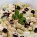 ensalada de manzana y pollo