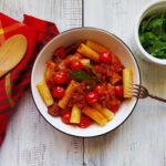 receta pasta con chorizo