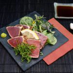 imagen de tataki de atún sobre