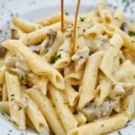 pasta con salsa, ejemplo de recetas con salsa cesar