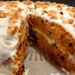 tarta de zanahorias con nueces