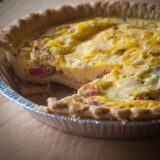 quiché de jamón y queso