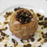 Manzana asada al microondas