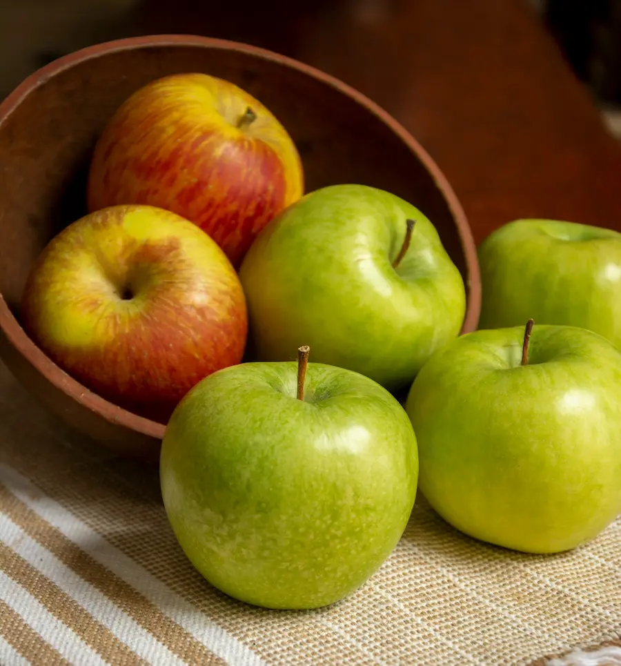 manzanas ácidas perfectas para asar al microondas