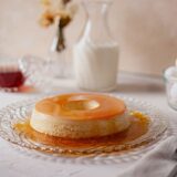 receta de flan de queso sin horno