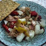 ensalada con pimientos asados