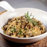 risotto con setas receta