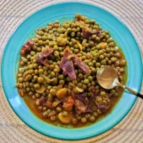 receta de guisantes en salsa