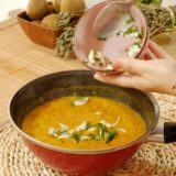 wok con alubias blancas con verduras al estilo thai