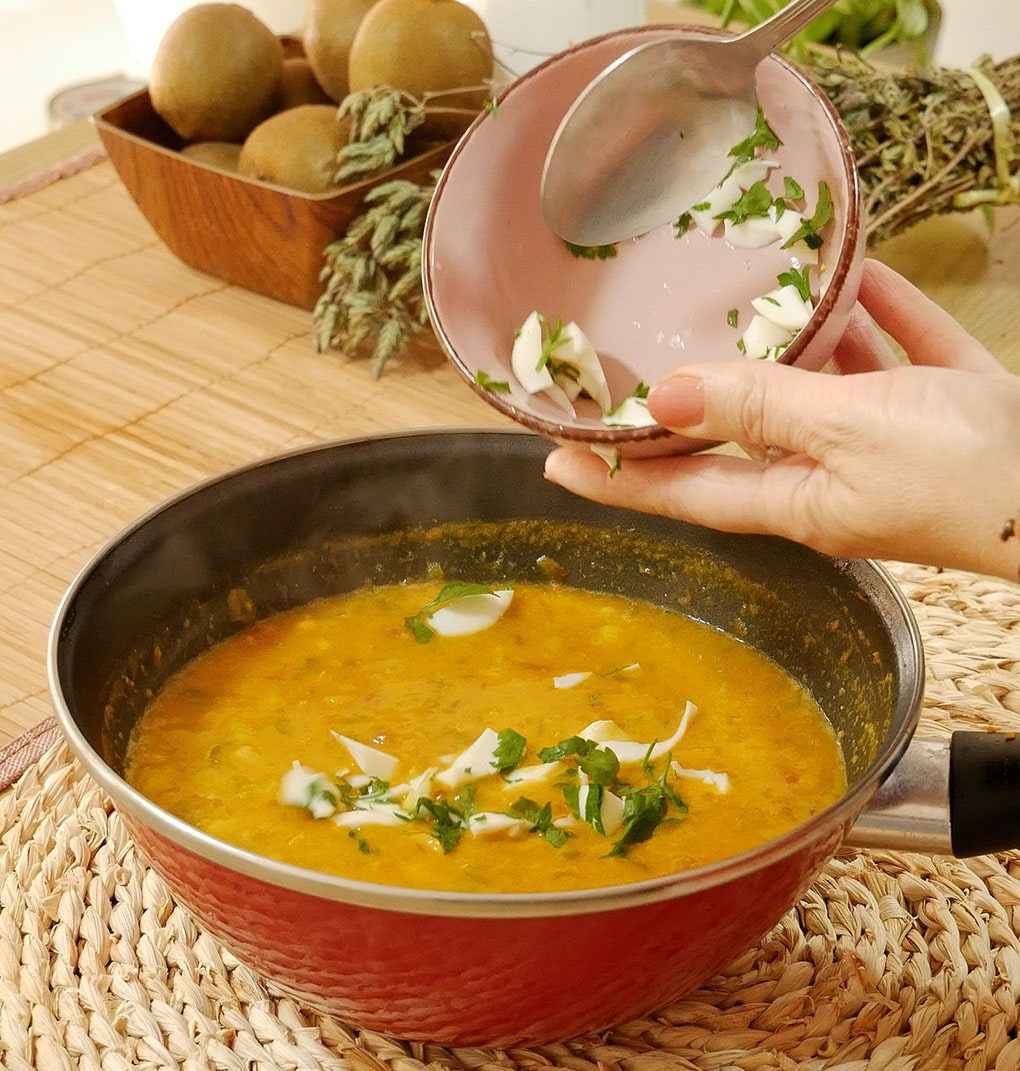 Alubias blancas con verduras al estilo thai (potaje)