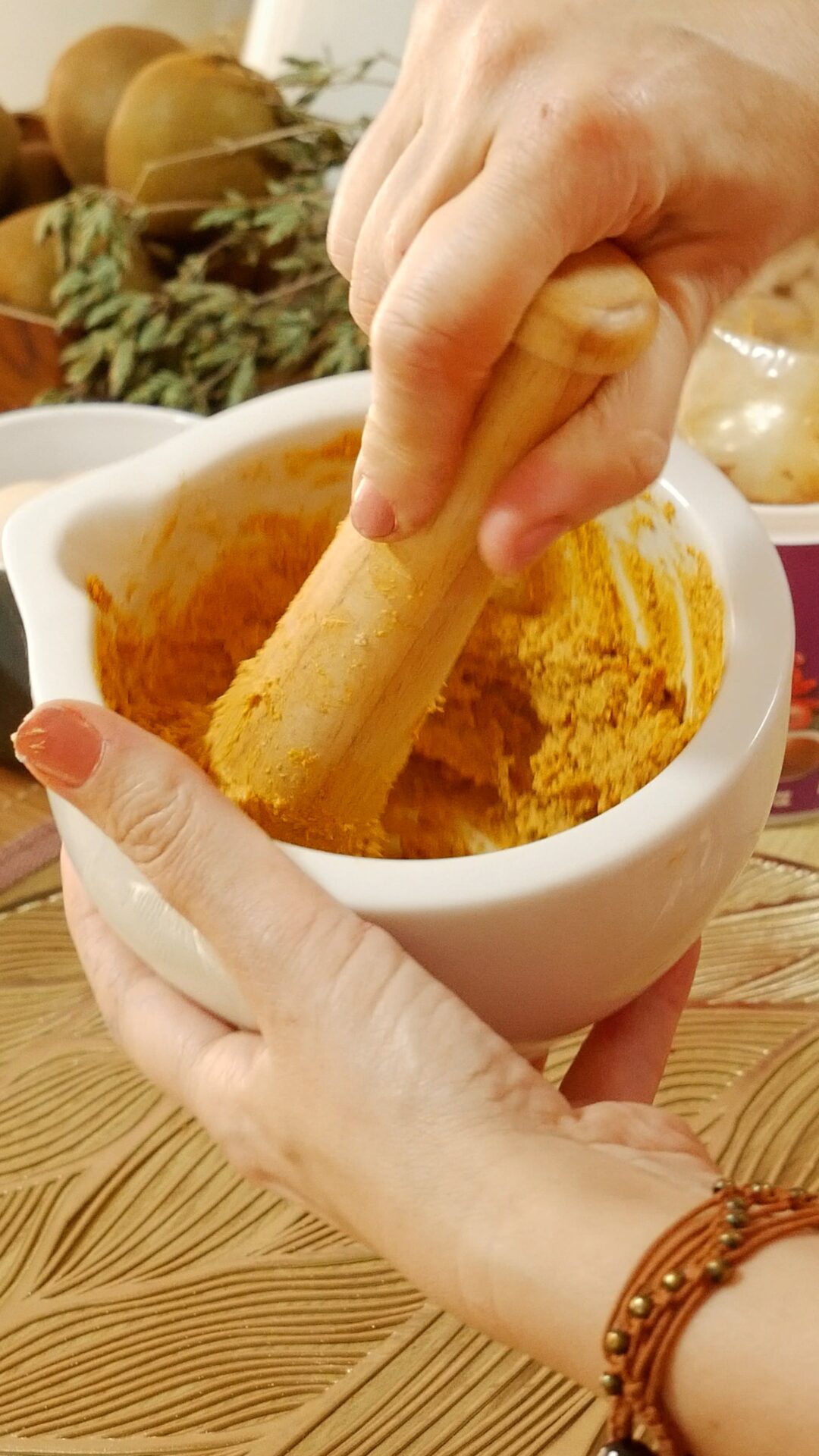 Majao para potaje de alubias blancas con verduras