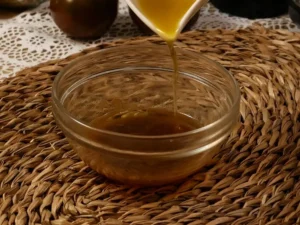 creamos una vinagreta o salsa con los jugos